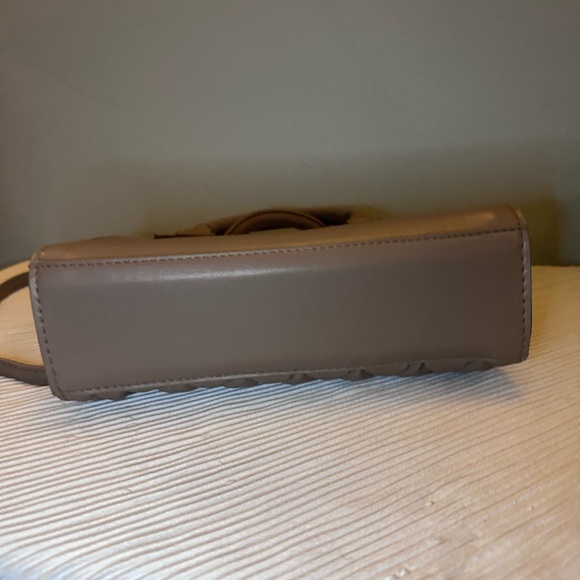 Bebe Quilted Crossbody Bag in Taupe - Picture 6 of 9